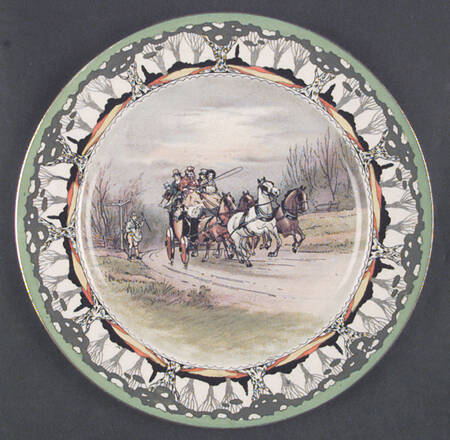 Old English Coaching Scenes by Royal Winton