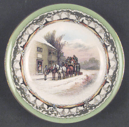Old English Coaching Scenes Fruit/Dessert (Sauce) Bowl