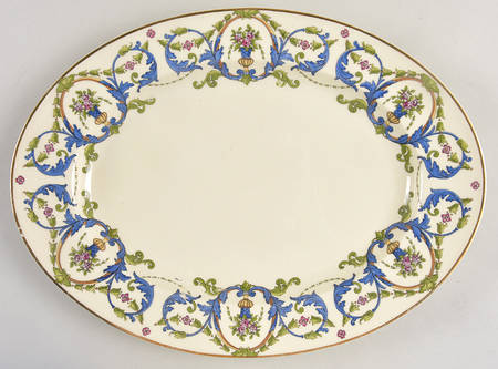 1980 12" Oval Serving Platter
