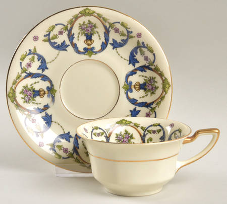 1980 Flat Cup & Saucer Set