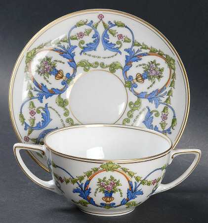 1980 Flat Bouillon Cup & Saucer