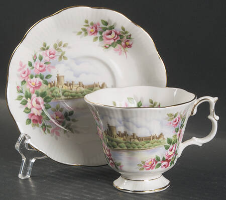 Ancestral Series Footed Cup & Saucer Set
