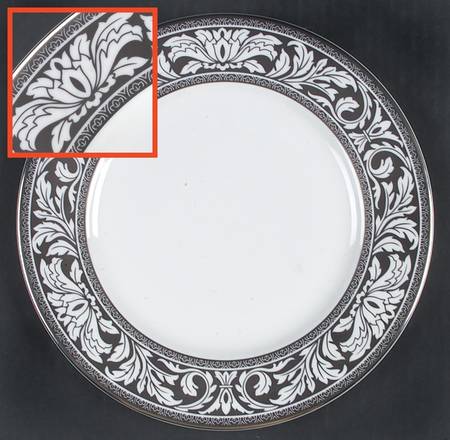Coleridge Accent Luncheon Plate