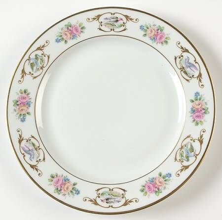 Oiseaux Roses (Smooth) Salad Plate