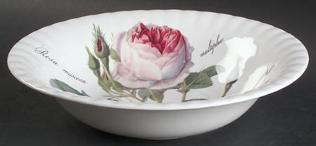 Redoute Roses 10" Large Salad Serving Bowl