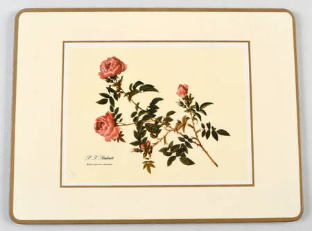 Redoute Roses Small Corkboard Placemat