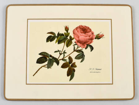 Redoute Roses Small Corkboard Placemat