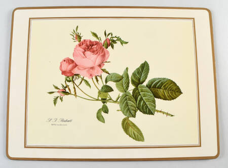 Redoute Roses Large Corkboard Placemat