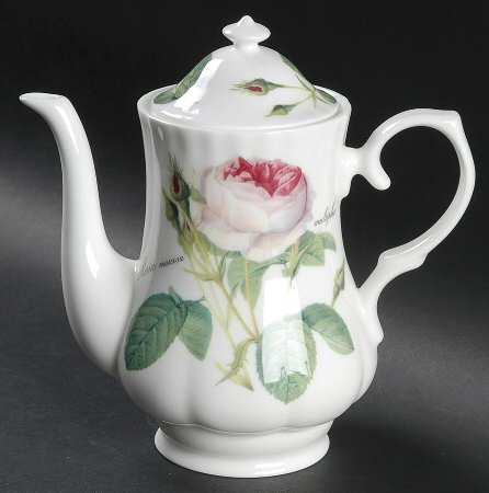 Redoute Roses Small Coffee Pot & Lid