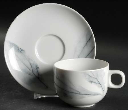 Moon Light Two Flat Cup & Saucer Set