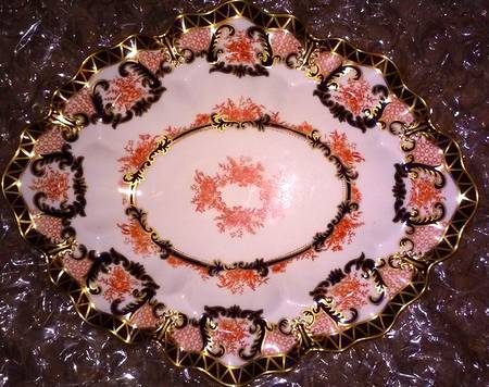 3679 Large Oval Dessert Bowl