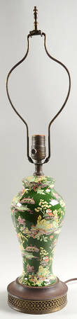 Pekin Green 24" Electric Lamp No Shade