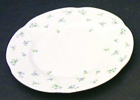 Blue Heaven (Fan Embossed) Salad Plate