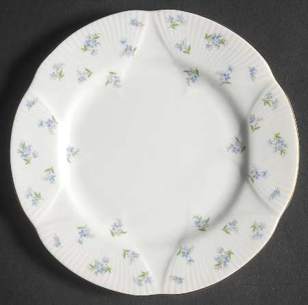 Blue Heaven (Fan Embossed) Bread & Butter Plate