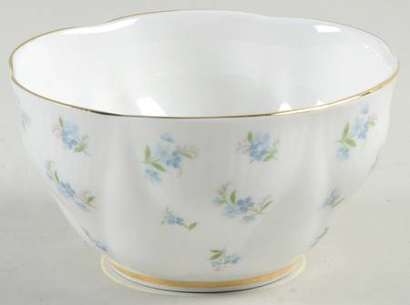 Blue Heaven (Fan Embossed) Mini Open Sugar Bowl