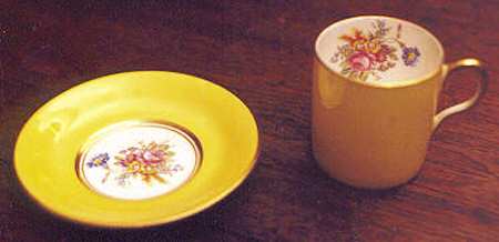 3345a Flat Demitasse Cup & Saucer Set