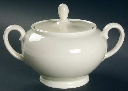 Aida (Cream) Sugar Bowl & Lid