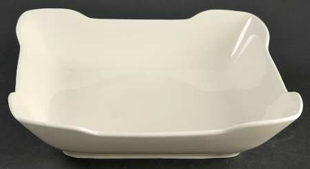 Aida (Cream) 9" Square Vegetable Bowl