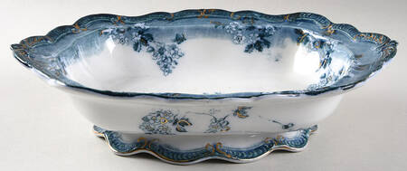 Lugano (Blue Green) Oval Vegetable No Lid