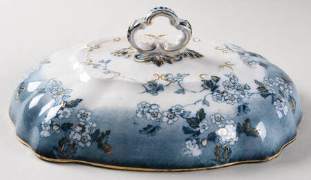 Lugano (Blue Green) Lid for Oval Vegetable