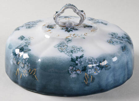 Lugano (Blue Green) Round Butter No Lid