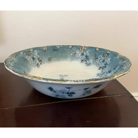 Lugano (Blue Green) 9" Round Vegetable Bowl