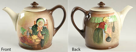 Dickens E Teapot & Lid
