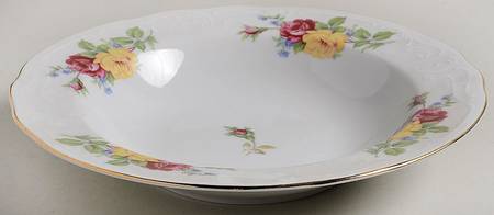 Regal Pansy Rim Soup Bowl