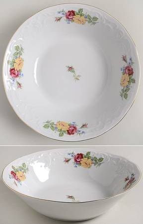 Regal Pansy 9" Round Vegetable Bowl