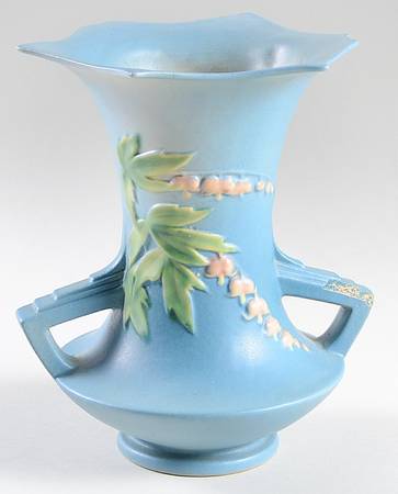 Bleeding Heart Blue 8" Wall Pocket Vase