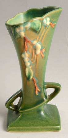 Snowberry Fern Green 7" Bud Vase