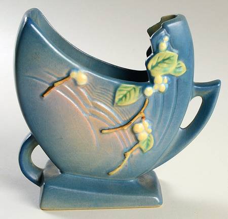 Snowberry Persian Blue 6" Flower Holder