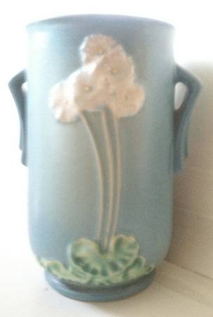 Primrose Blue 7" Handled Vase