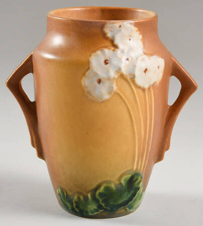 Primrose Tan 6" Handled Vase