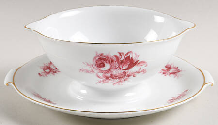 3580 (Smooth) Gravy Boat with Attached Underplate