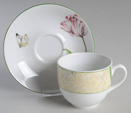 Alfresco Flat Cup & Saucer Set