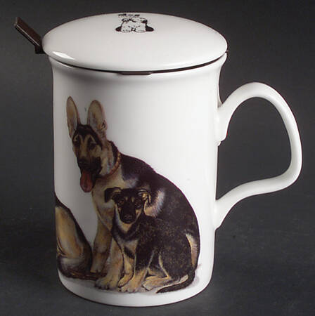 Dog Lovers Mug with Lid & Infuser