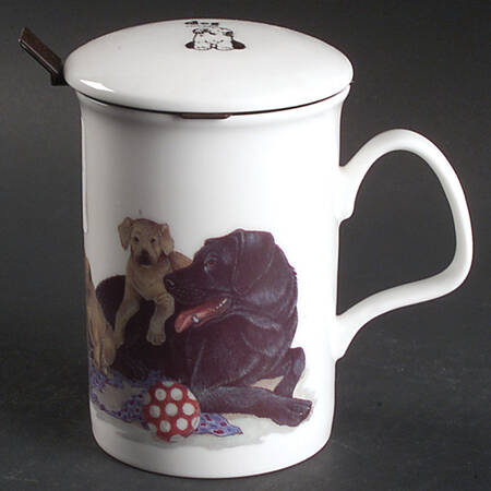 Dog Lovers Mug with Lid & Infuser