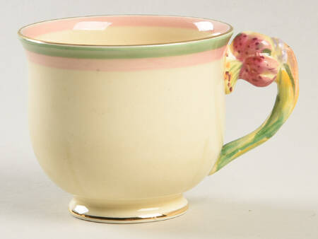Tiger Lily Cream Footed Cup