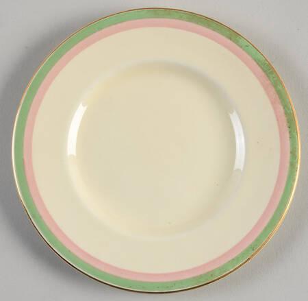 Tiger Lily Cream Bread & Butter Plate