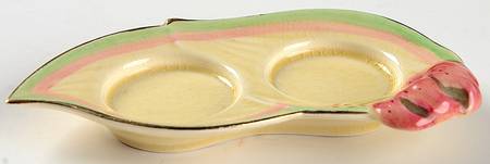 Tiger Lily Cream Tray for Salt and Pepper Set
