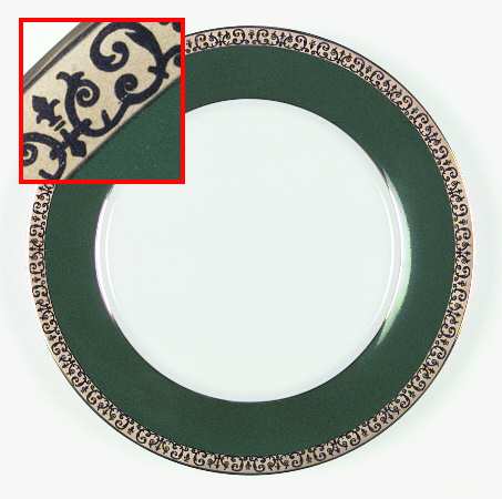 Gold Buffet Green by Royal Gallery