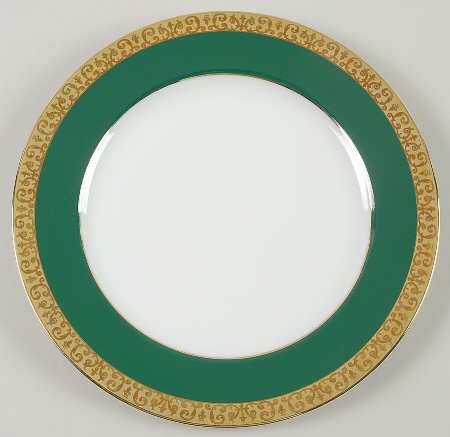Gold Buffet Green Salad Plate