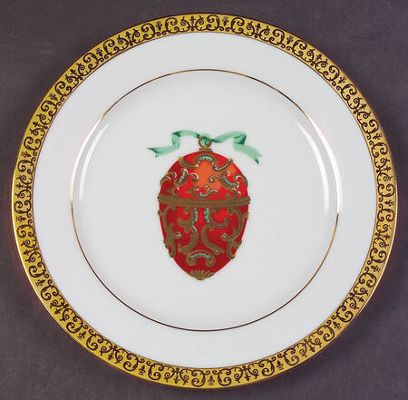 Gold Buffet Egg Salad Plate