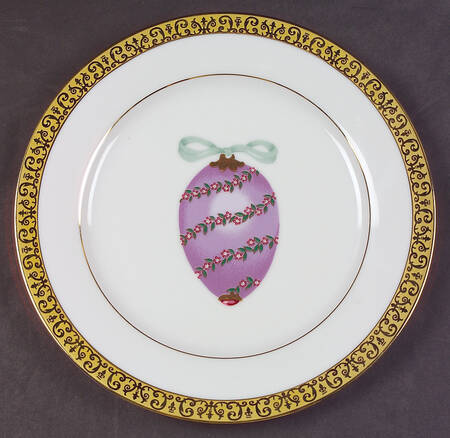 Gold Buffet Egg Salad Plate