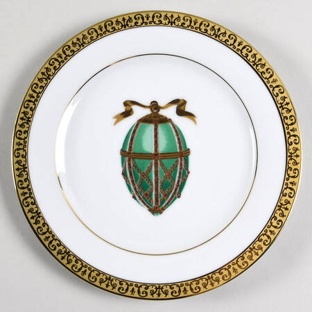 Gold Buffet Egg Salad Plate
