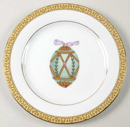 Gold Buffet Egg Salad Plate