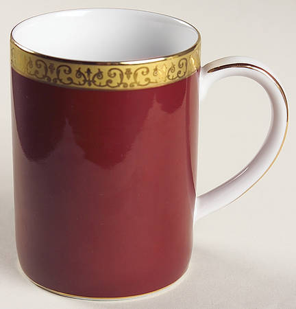 Gold Buffet Red Mug by Royal Gallery