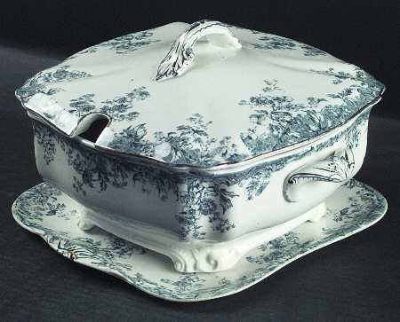 Adrian Blue (Gold Trim) by Royal Doulton