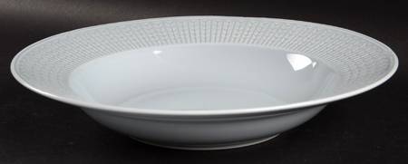 Swedish Grace Ice (Gray) Large Rim Soup Bowl
